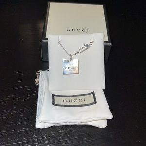 Gucci trademark square tag